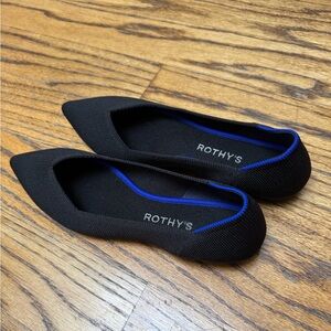 Rothy's the Point Black Flats